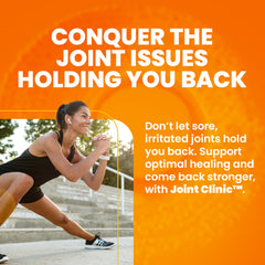 SaltWrap Joint Clinic ingredients label highlighting collagen and turmeric blend