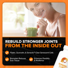 SaltWrap Remodel Clinic front packaging highlighting mobility support and connective tissue benefits