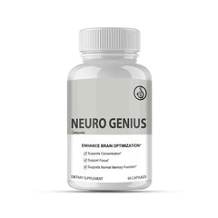 Sampuraka Neuro Genius bottle close-up showing design that supports mental clarity