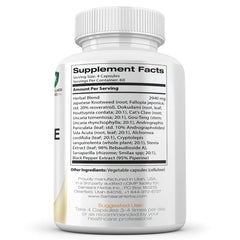 Black Pepper Extract on bottle edge implies enhanced absorption