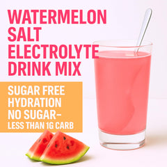 SANA-COPIA glass of water with electrolyte mix after workout.