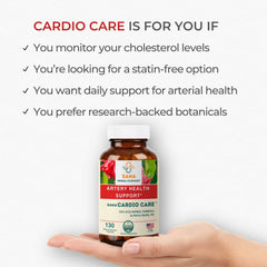 Sana Herbal Sciences Artery Plaque Removal Formula packaging angle in a clean kitchen emphasizes trust