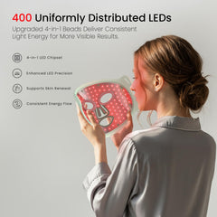 SanaTech mask 850nm infrared mode for deeper skin penetration.