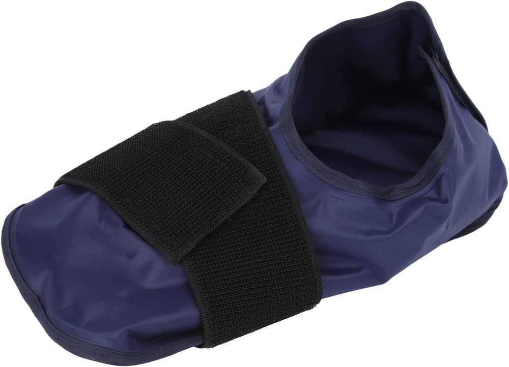 Sandhill Tools therapy shoe strap view demonstrates hands-free use and secure fit.