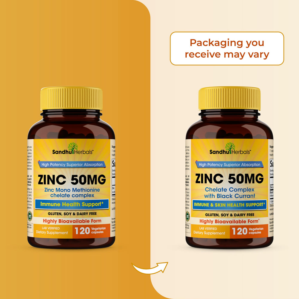 Sandhu Herbals Zinc 50mg subscribe and save option encourages ongoing routine.