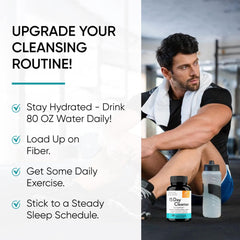 Sandhu's Gut Cleanse dosing schedule night use shown