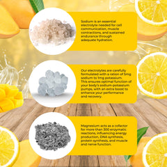 Santa Cruz Paleo Mango Lemonade packaging on counter with clean ingredients.