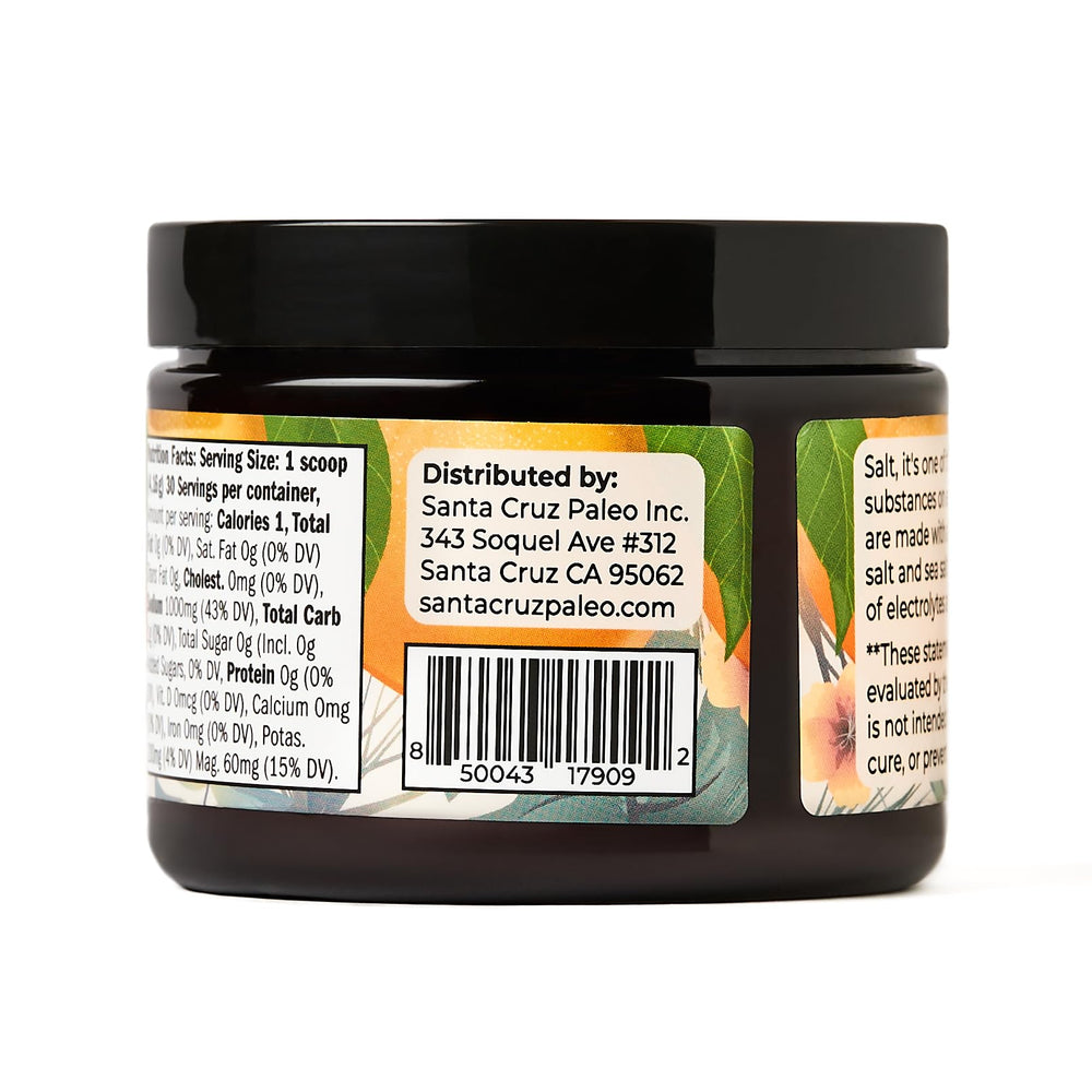 Santa Cruz Paleo on a desk for quick, sugar-free hydration.