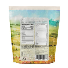 Santa Cruz Paleo Whey Vanilla blended into smoothie for a creamy boost.
