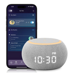 Santebee Luna Pro dual-stage alarm for gentle wake-up and routine start
