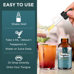 Santegra polyphenols with MCT and olive oil carrier boosts absorption.