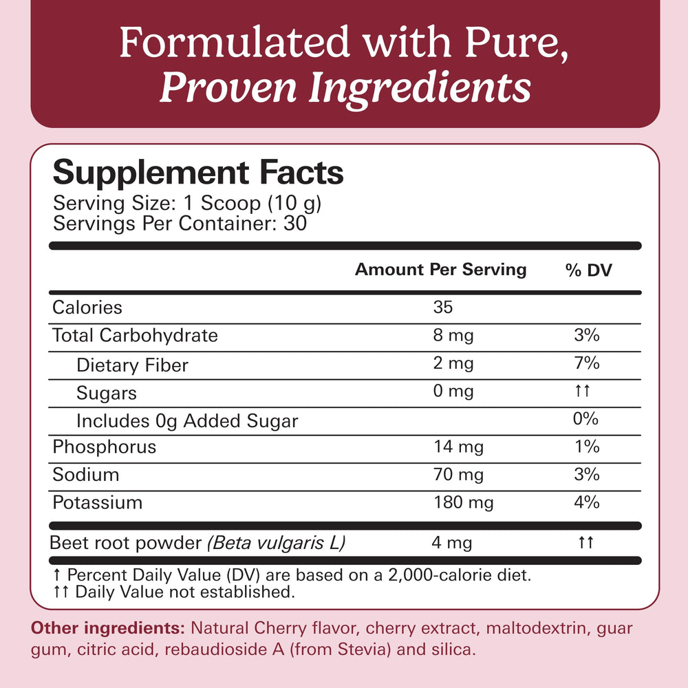 Santo Remedio Circulation Plus beet extract image showcases natural energy support.