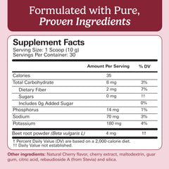 Santo Remedio Circulation Plus beet extract image showcases natural energy support.