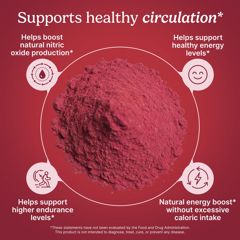 Santo Remedio Circulation Plus packaging advertises nitric oxide-inspired support for blood flow.