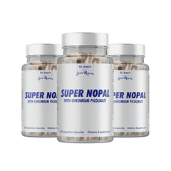Santo Remedio Super Nopal bottle shows convenient daily capsules for everyday wellness.