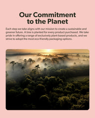 Sapling eco-friendly packaging with one-tree-per-bottle program