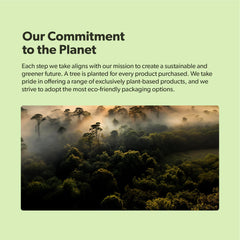 Sapling packaging emphasizes one tree per bottle and environmental impact.