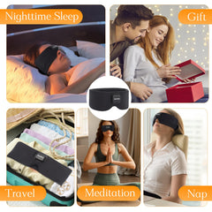 Sarelina light-blocking ergonomic design for side sleepers