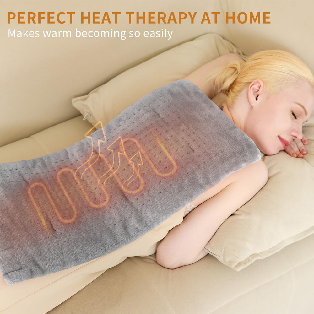 SAROO 12x24 velvet heating pad provides even warmth across larger areas