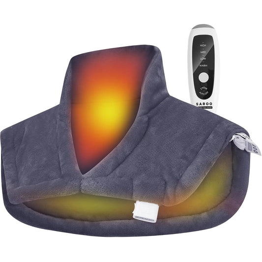 SAROO neck-shoulders heating pad for targeted warmth and comfort.