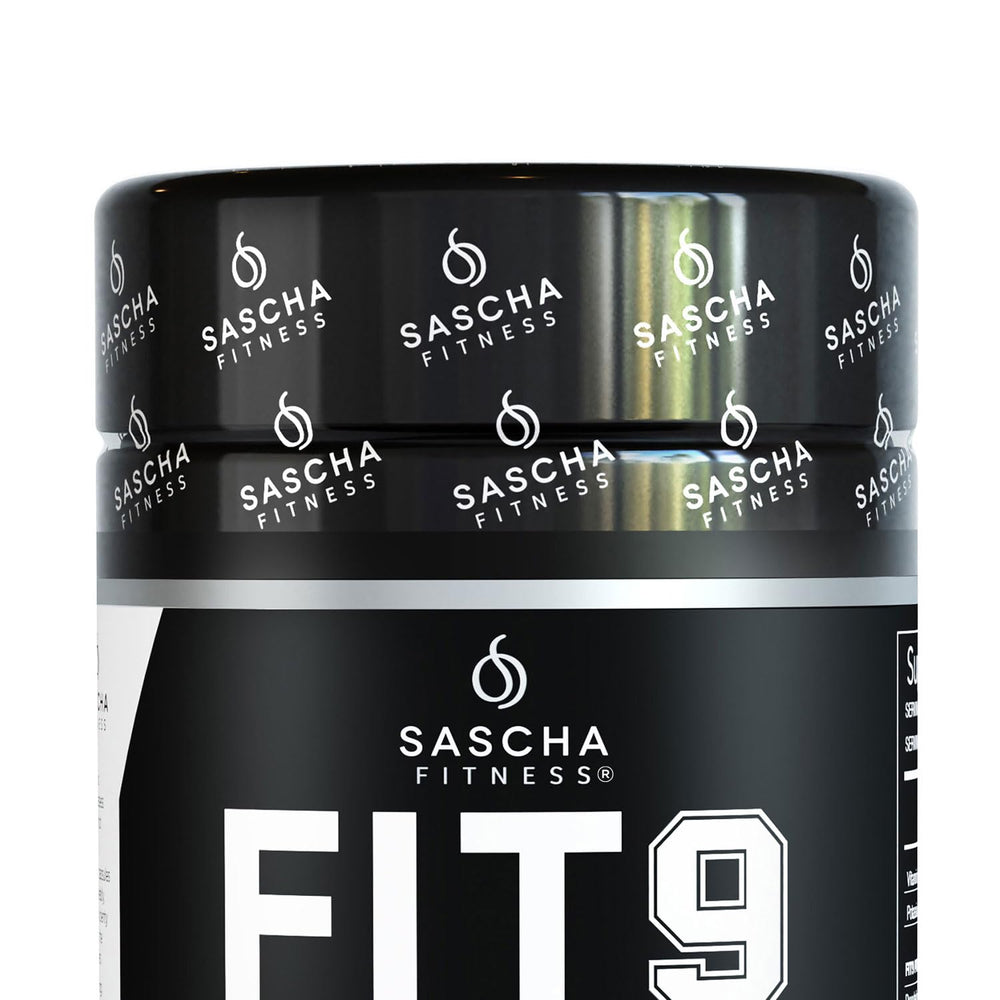 Sascha Fitness Green Tea DIM ingredients card inside capsule pack for energy and metabolism.
