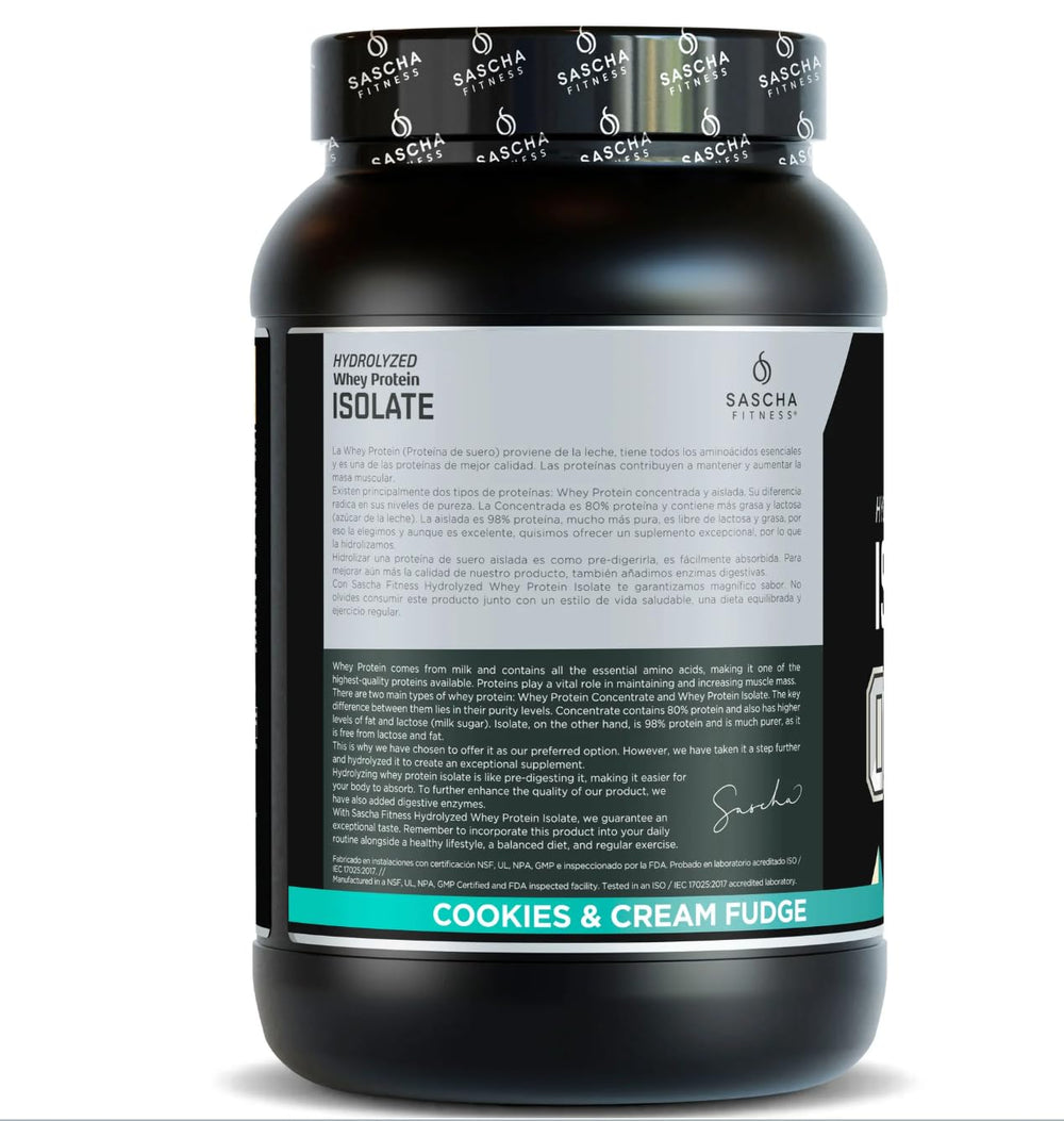 Protein serving scoop illustrating high protein per serving for muscle support.