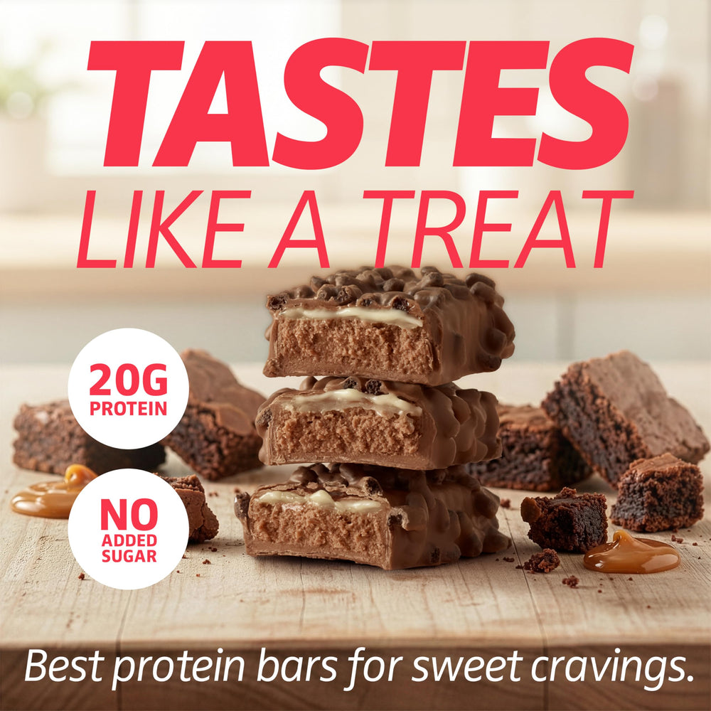 SATISFY YOUR CRAVE Crave Bars bite and texture, perfect for breakfast or desk-side snack.