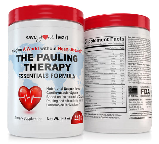 SAVE YOUR HEART PTEF jar front view highlighting the complete cardio formula