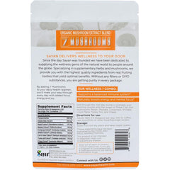 Sayan 7 Mushrooms athletic action shot hints improved focus and stamina