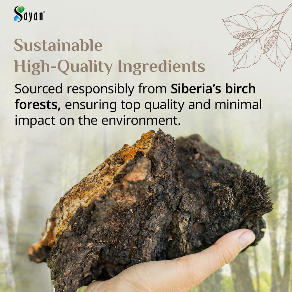 Sayan Chaga Powder brewed tea ready to enjoy.