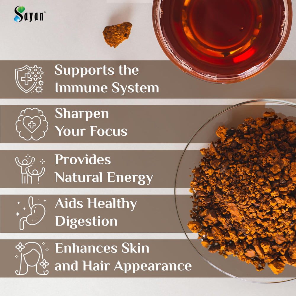 Sayan Chaga Powder is Non-GMO and gluten-free.