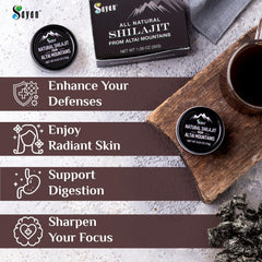 Sayan Shilajit label may support immune vitality