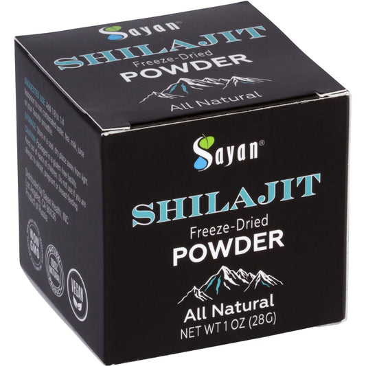 Sayan Pure Shilajit Powder bottle—daily vitality for busy days