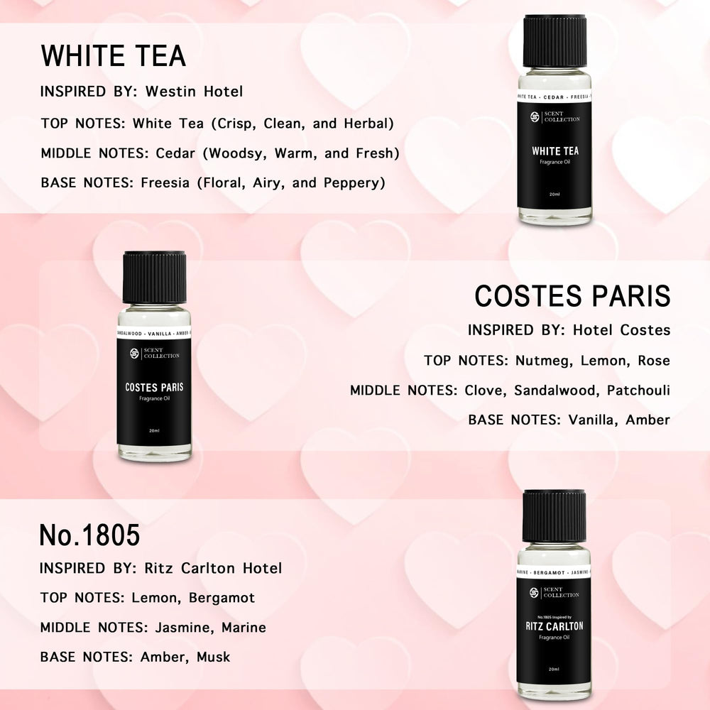 Scent Collection multipurpose diffuser oils for home office and spa