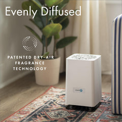 ScentAir Whisper Essential diffuser can stand or lay flat for versatility.