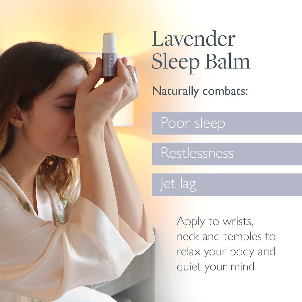 Close-up of Sleep Well blend with lavender, chamomile, and ylang ylang.
