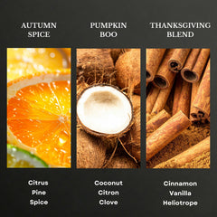 Scentia Bakery Thanksgiving Blend bottle with cinnamon and vanilla warmth