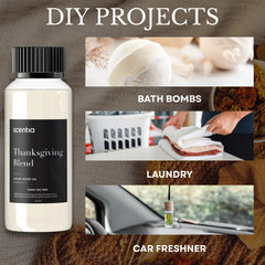 Scentia essential oil used in candles to enrich fragrance