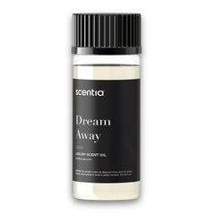 Scentia Dream Away bottle pour delivering a crisp fragrance.