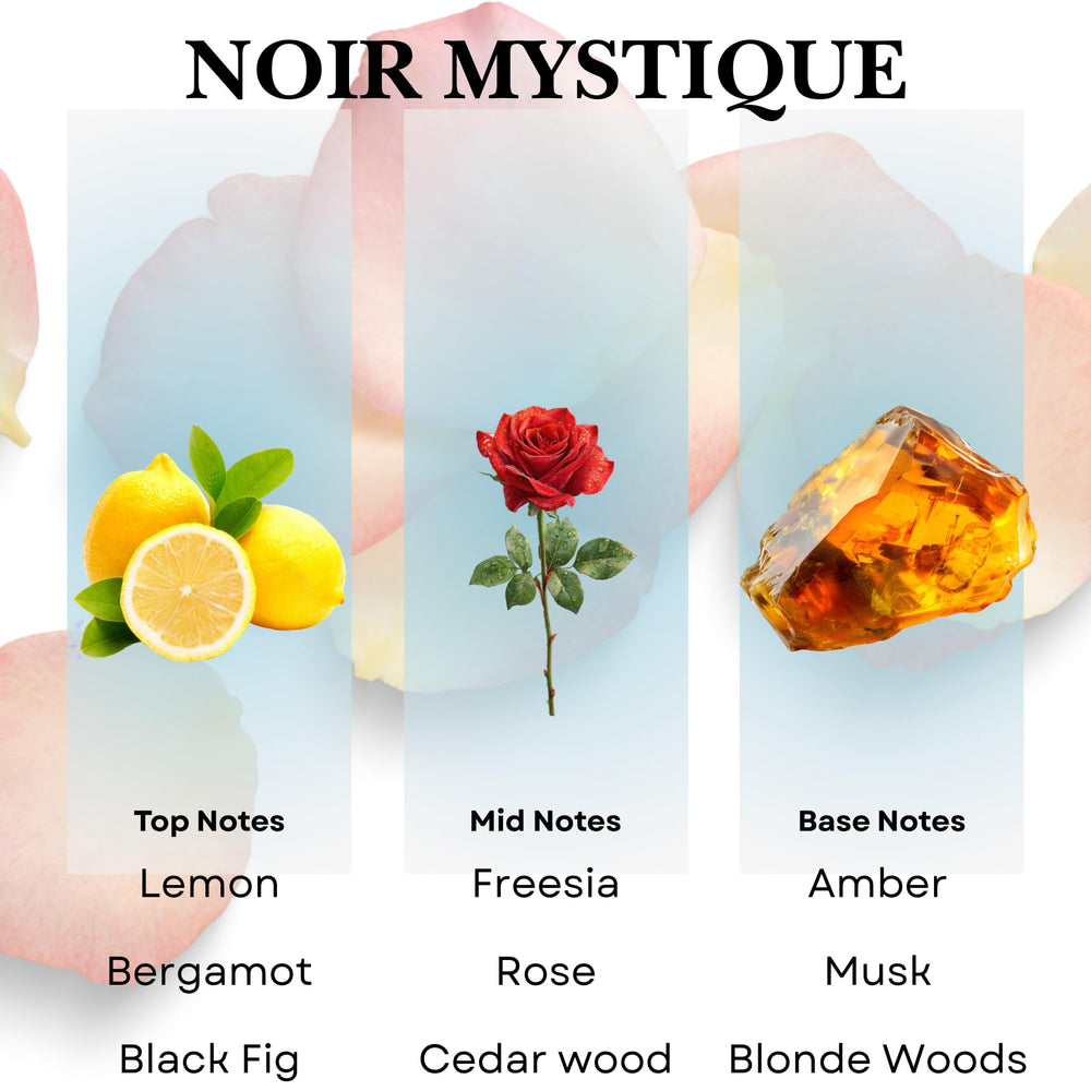 Scentia Noir Mystique rose note adds romance to any room