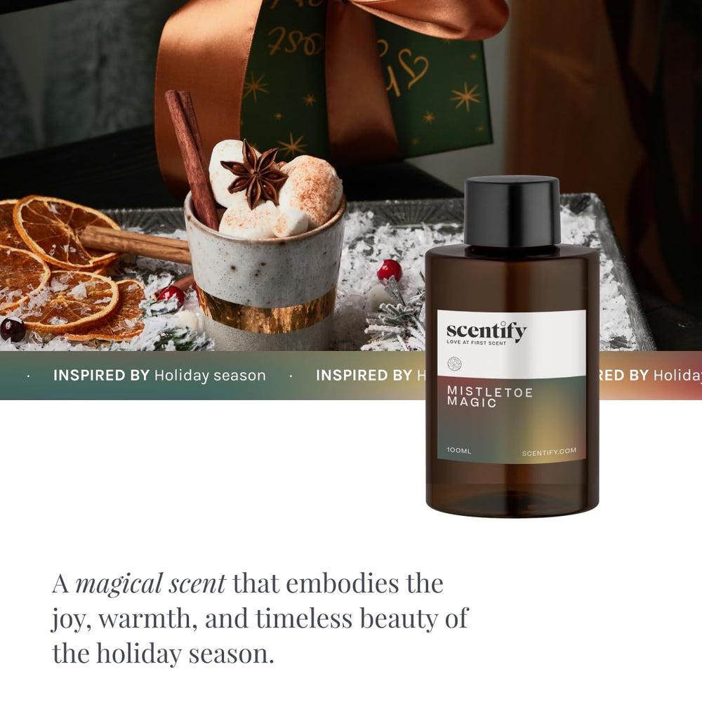 Scentify Mistletoe Magic balsam fir needle notes soothe spaces