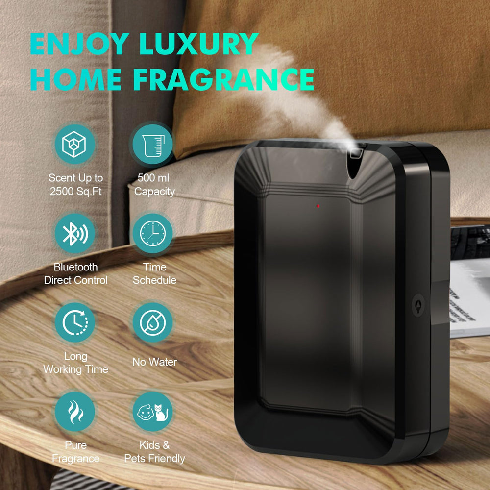 Scentiplus Scent Air Machine in a lounge setup for hotel-like ambiance