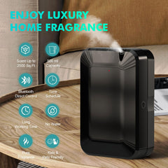 Scentiplus Scent Air Machine in a lounge setup for hotel-like ambiance