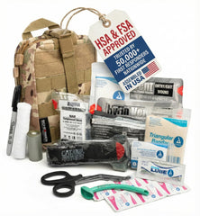 Scherber Premium IFAK Kit camouflage front view for quick field access.