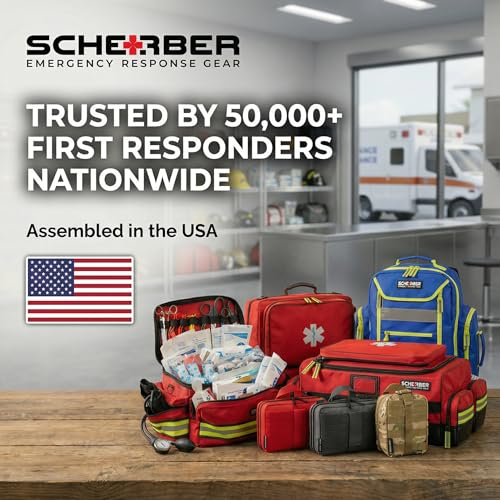 Complete trauma care set designed for work, outdoor, and duty use.