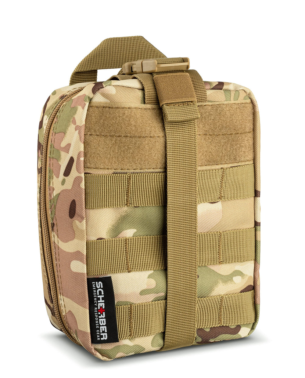 Scherber kit layout showing quick-access Velcro design