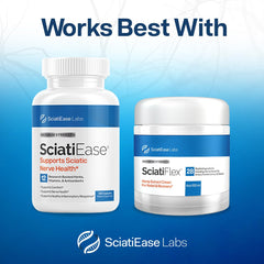 SciatiFlex made in USA label emphasizing quality and safety standards.