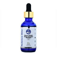 Science-Rite Nano Water-Soluble Hemp dropper enables quick dose adjustments