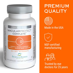 Antioxidants such as resveratrol, bilberry and grape seed in the formula