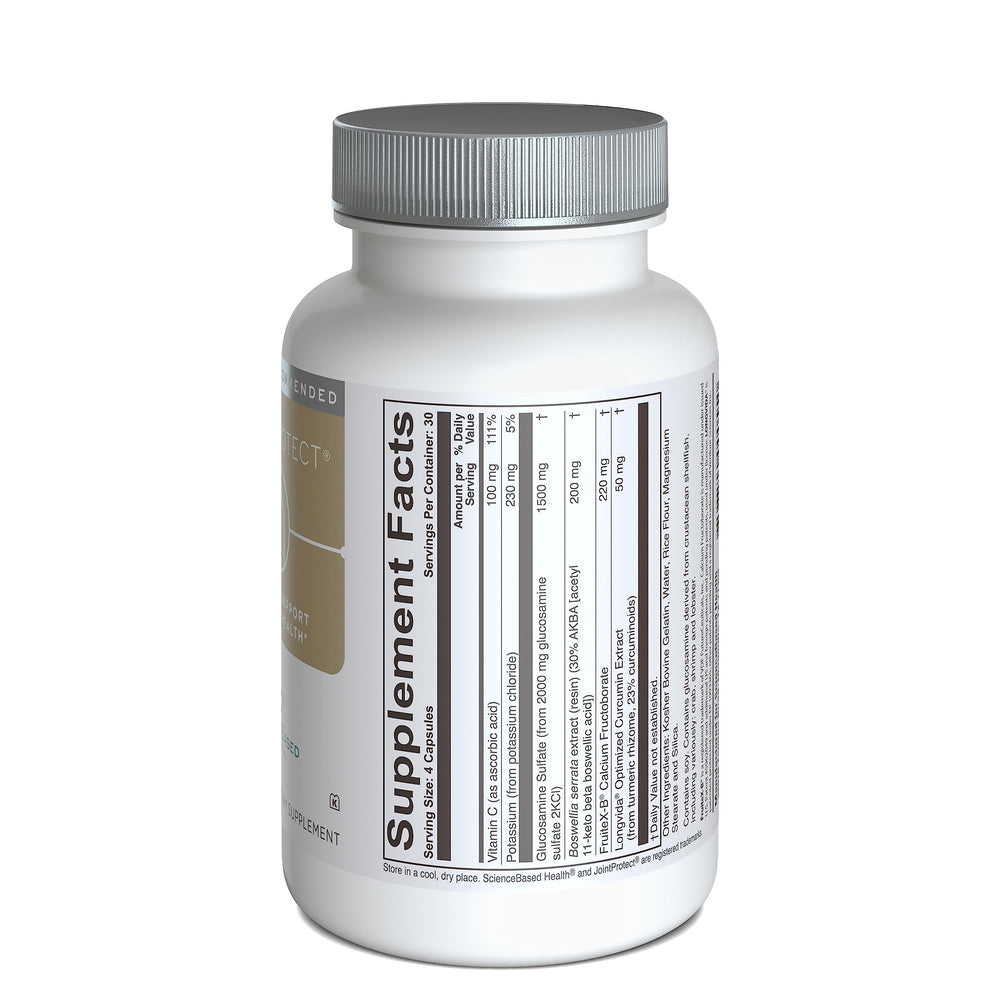 ScienceBased Health JointProtect capsules displayed for daily joint comfort use.